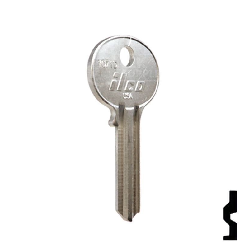 Uncut Key Blank | Wilson Bohannon | 1071D Residential-Commercial Key Ilco