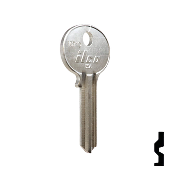 Uncut Key Blank | Wilson Bohannon | 1071D Residential-Commercial Key Ilco