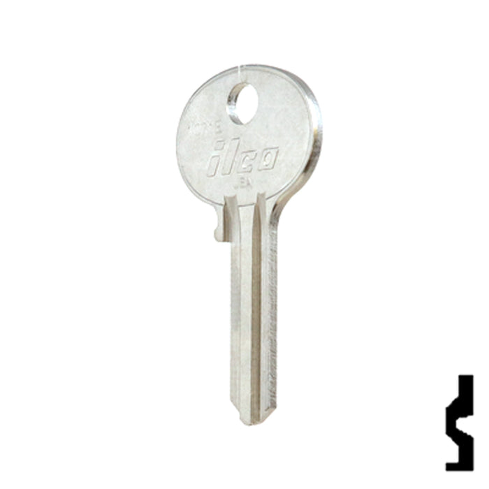 Uncut Key Blank | Wilson Bohannon | 1071E Residential-Commercial Key Ilco