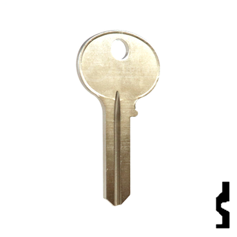 Uncut Key Blank | Wilson Bohannon | 1071E Residential-Commercial Key Ilco