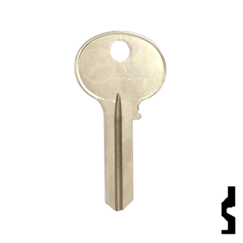 Uncut Key Blank | Wilson Bohannon | 1071E Residential-Commercial Key Ilco