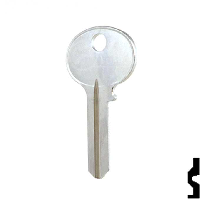 Uncut Key Blank | Wilson Bohannon | 1071E Residential-Commercial Key Ilco
