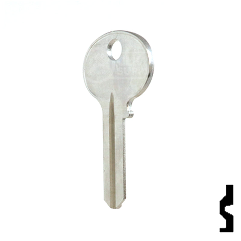 Uncut Key Blank | Wilson Bohannon | 1071E Residential-Commercial Key Ilco