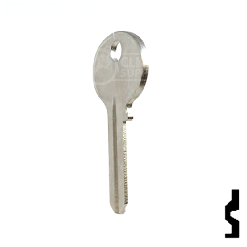 Uncut Key Blank | Wilson Bohannon | 1071E Residential-Commercial Key Ilco