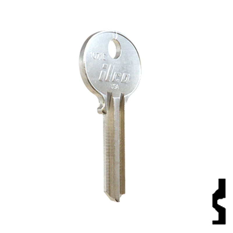 Uncut Key Blank | Wilson Bohannon | 1071E Residential-Commercial Key Ilco
