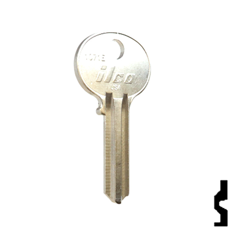 Uncut Key Blank | Wilson Bohannon | 1071E Residential-Commercial Key Ilco