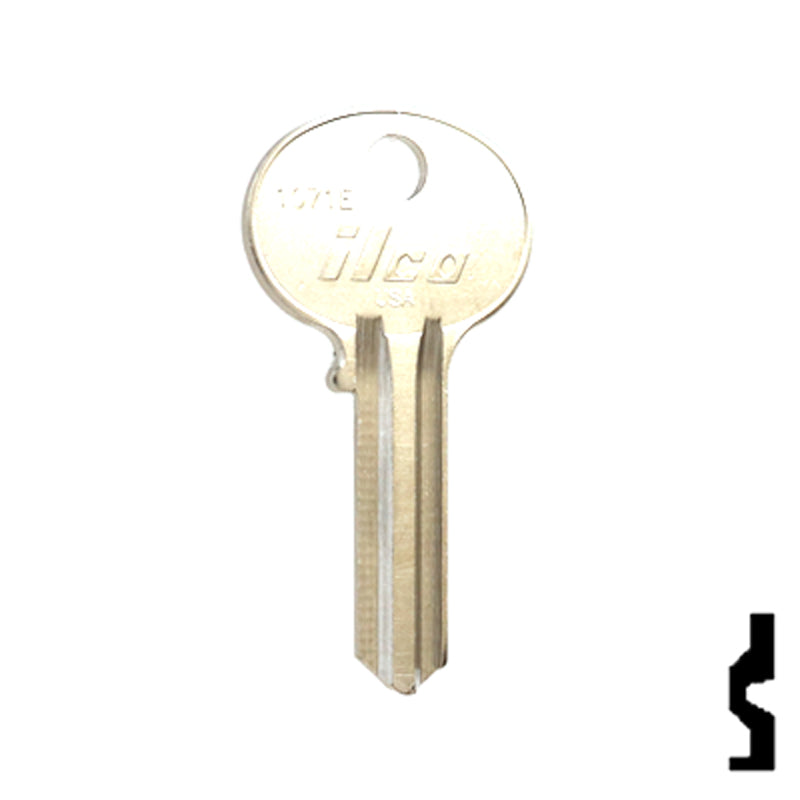 Uncut Key Blank | Wilson Bohannon | 1071E Residential-Commercial Key Ilco