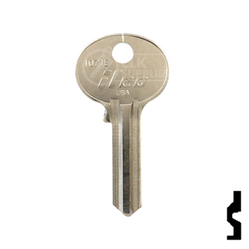 Uncut Key Blank | Wilson Bohannon | 1071E Residential-Commercial Key Ilco