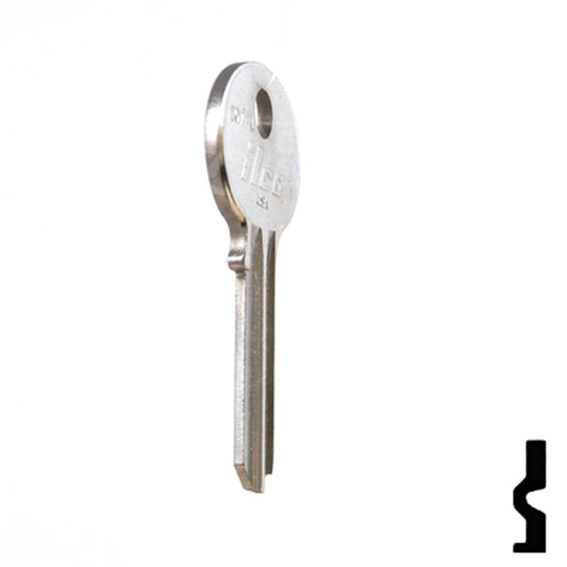 Uncut Key Blank | Wilson-Bohannon | 1071M Residential-Commercial Key Ilco