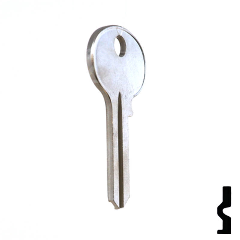Uncut Key Blank | Wilson-Bohannon | 1071M Residential-Commercial Key Ilco