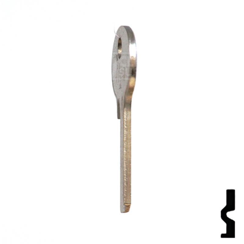 Uncut Key Blank | Wilson-Bohannon | 1071M Residential-Commercial Key Ilco
