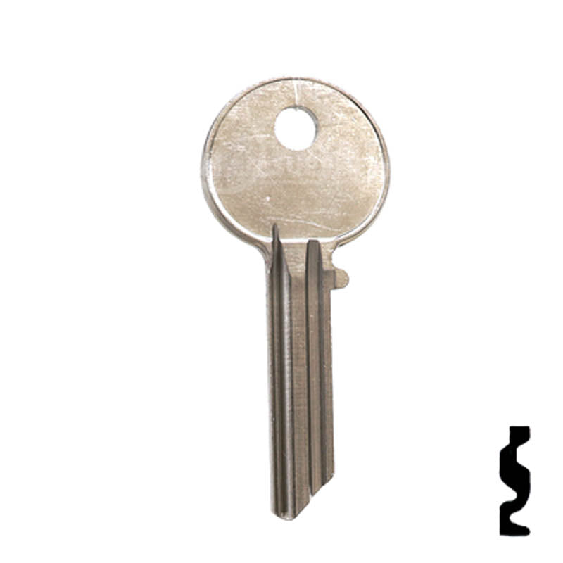 Uncut Key Blank | Yale | 997JA Residential-Commercial Key Ilco