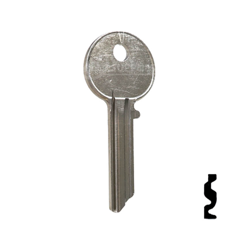 Uncut Key Blank | Yale | 997JA Residential-Commercial Key Ilco