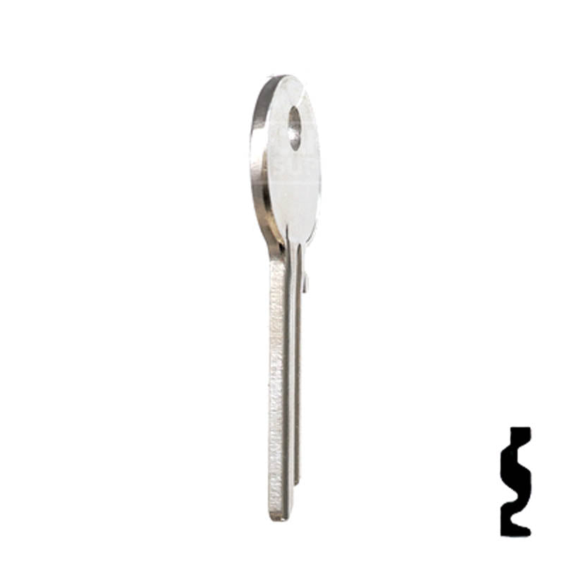 Uncut Key Blank | Yale | 997JA Residential-Commercial Key Ilco