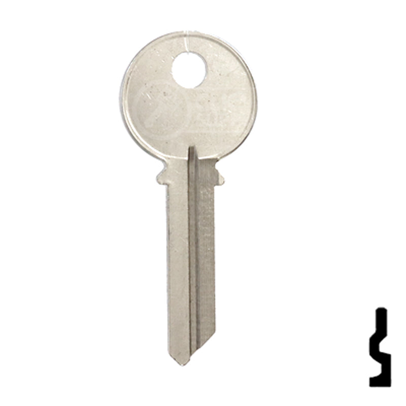 Uncut Key Blank | Yale | 997PA Residential-Commercial Key Ilco