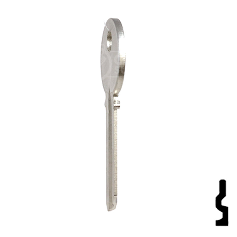 Uncut Key Blank | Yale | 997PA Residential-Commercial Key Ilco