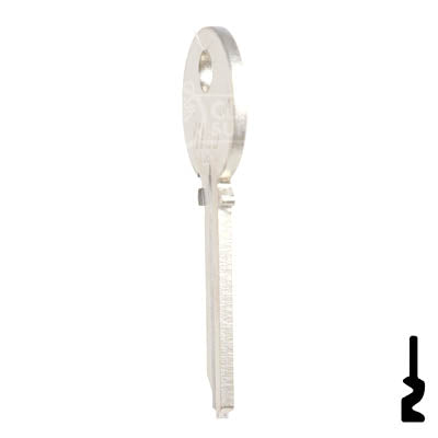 Uncut  Key Blank | Yale | 998-Y4 Residential-Commercial Key Ilco