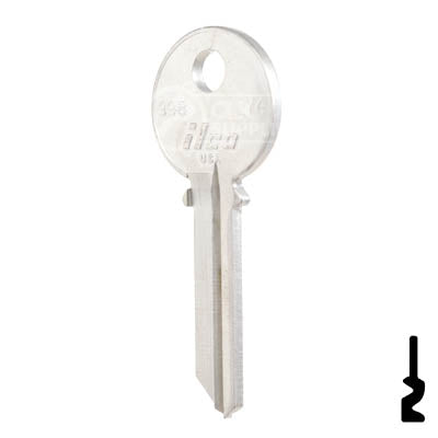 Uncut  Key Blank | Yale | 998-Y4 Residential-Commercial Key Ilco