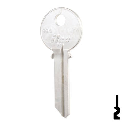 Uncut  Key Blank | Yale | 998-Y4 Residential-Commercial Key Ilco