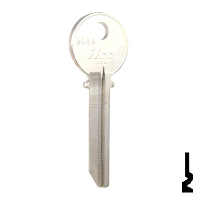 Uncut Key Blank | Yale | 998A Residential-Commercial Key Ilco