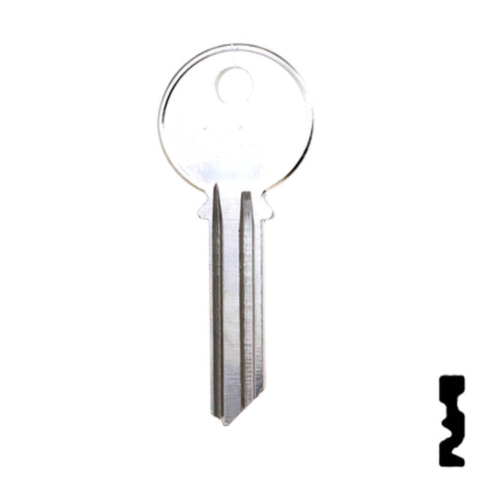 Uncut Key Blank | Yale | 998GF Residential-Commercial Key Ilco