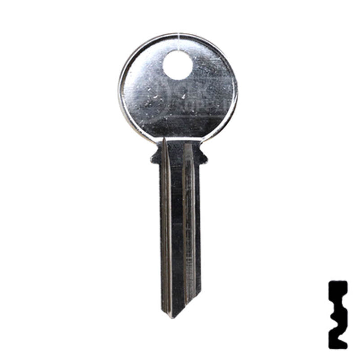 Uncut Key Blank | Yale | 998GF Residential-Commercial Key Ilco