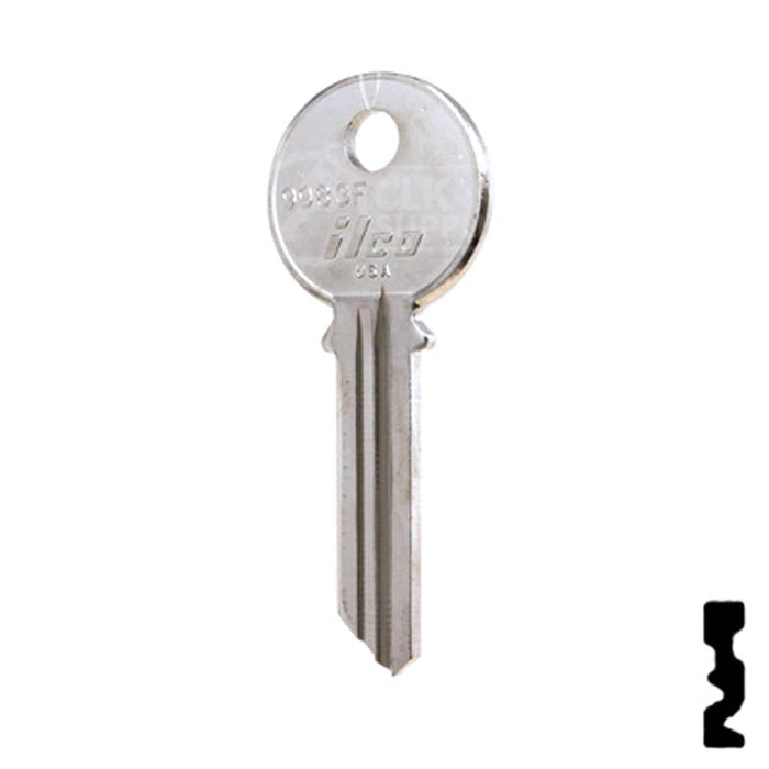 Uncut Key Blank | Yale | 998GF Residential-Commercial Key Ilco