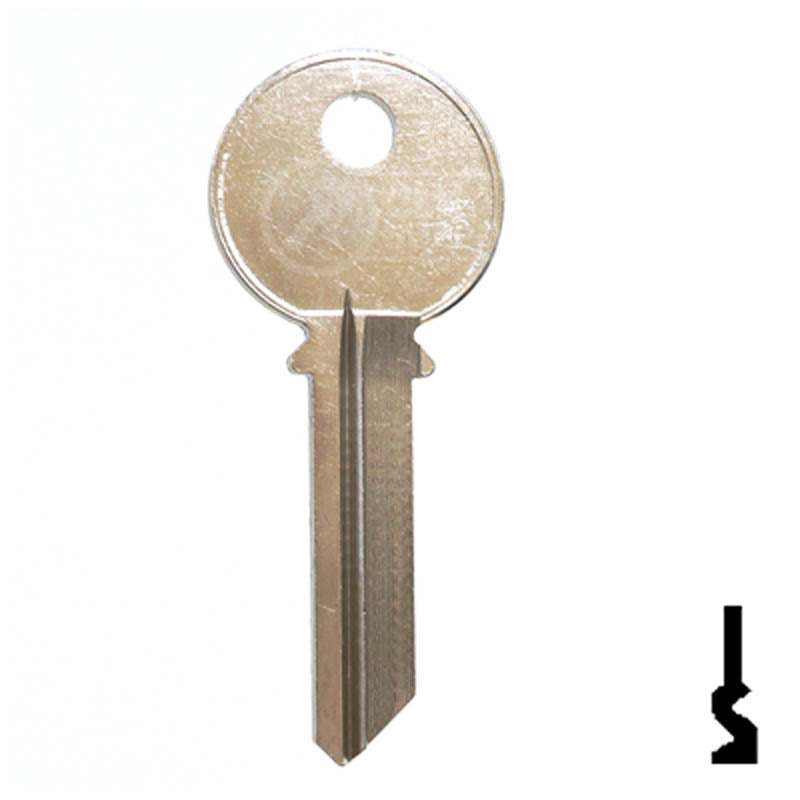 Uncut Key Blank | Yale | 998R Residential-Commercial Key Ilco