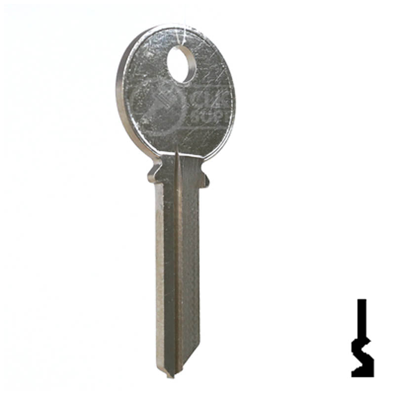 Uncut Key Blank | Yale | 998R Residential-Commercial Key Ilco