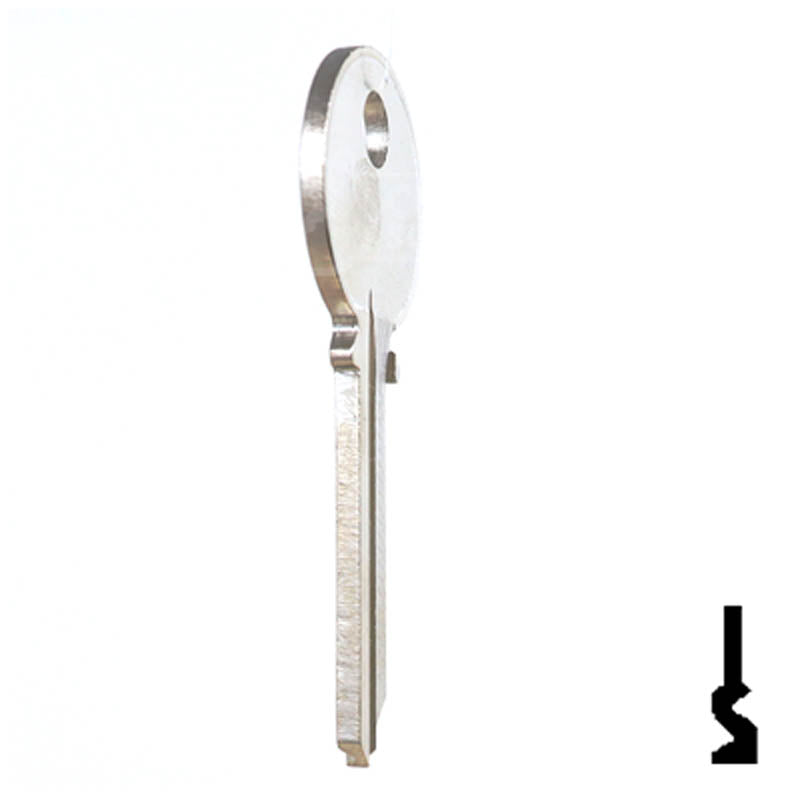 Uncut Key Blank | Yale | 998R Residential-Commercial Key Ilco