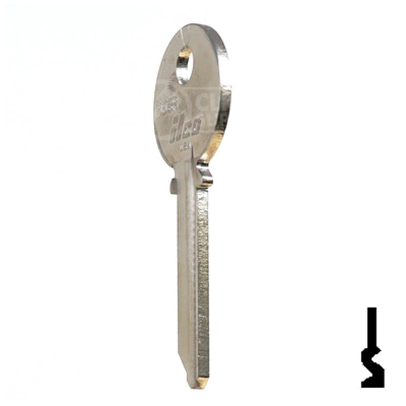 Uncut Key Blank | Yale | 998R Residential-Commercial Key Ilco