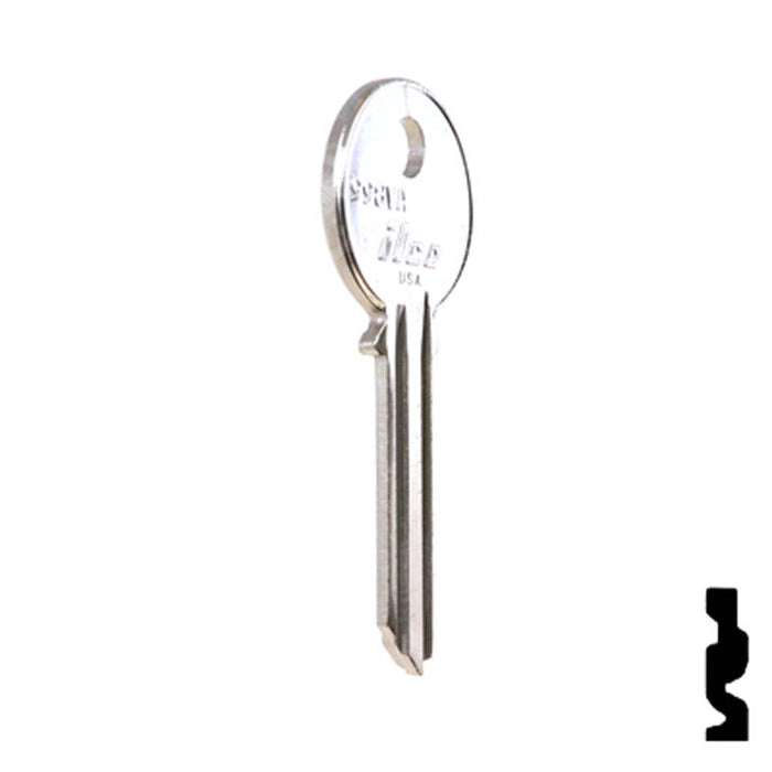 Uncut Key Blank | Yale | 998VA Residential-Commercial Key Ilco