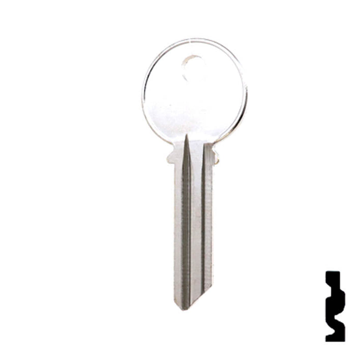 Uncut Key Blank | Yale | 998VA Residential-Commercial Key Ilco