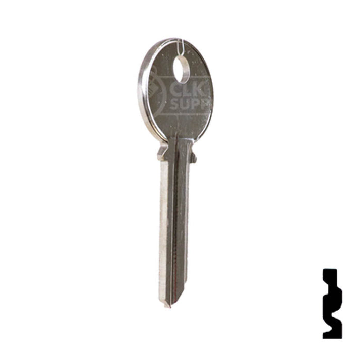 Uncut Key Blank | Yale | 998VA Residential-Commercial Key Ilco