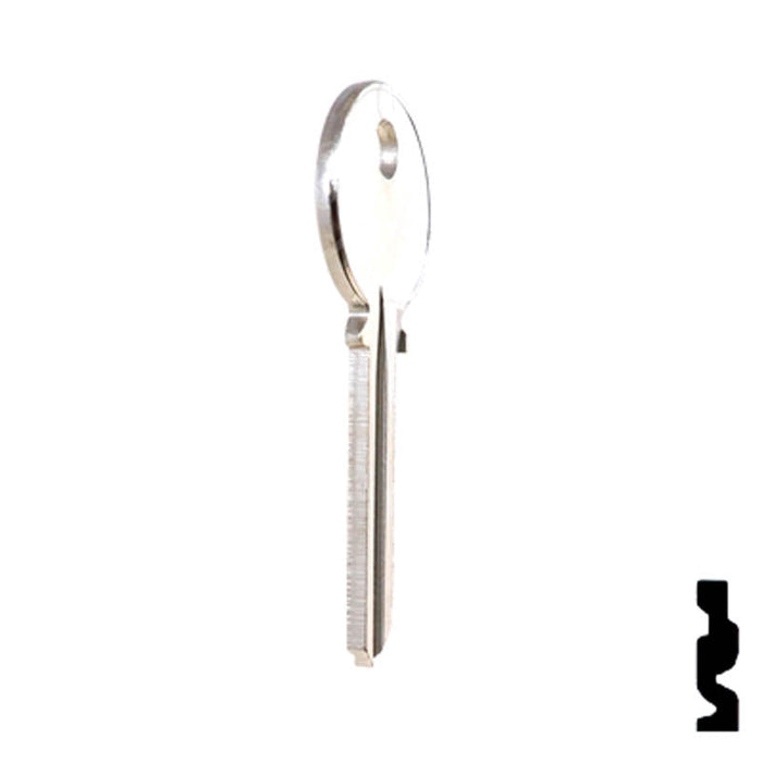 Uncut Key Blank | Yale | 998VA Residential-Commercial Key Ilco