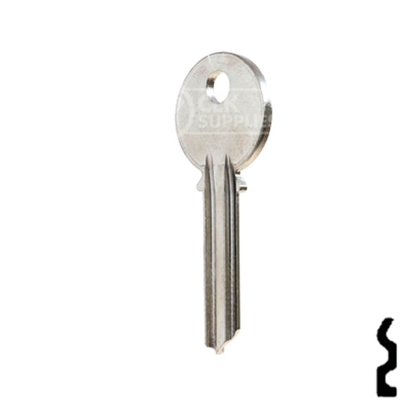 Uncut Key Blank | Yale  | 999A, Y2 Residential-Commercial Key Ilco