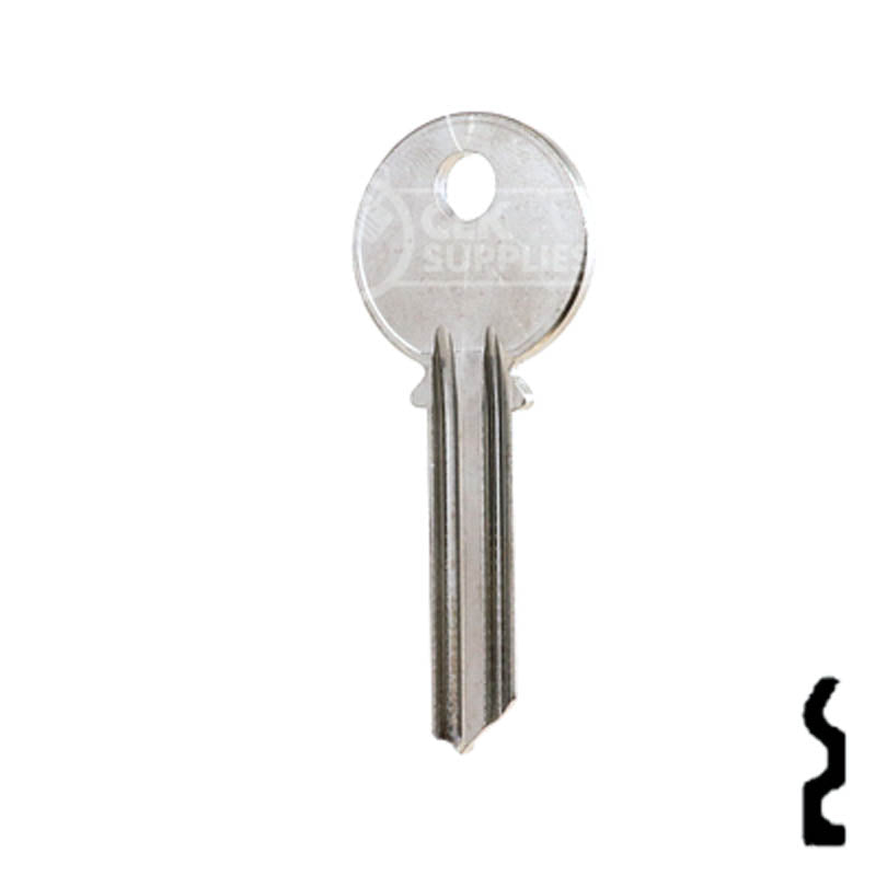 Uncut Key Blank | Yale  | 999A, Y2 Residential-Commercial Key Ilco