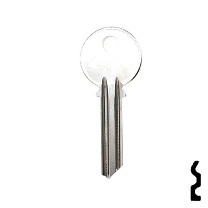 Uncut Key Blank | Yale  | 999A, Y2 Residential-Commercial Key Ilco
