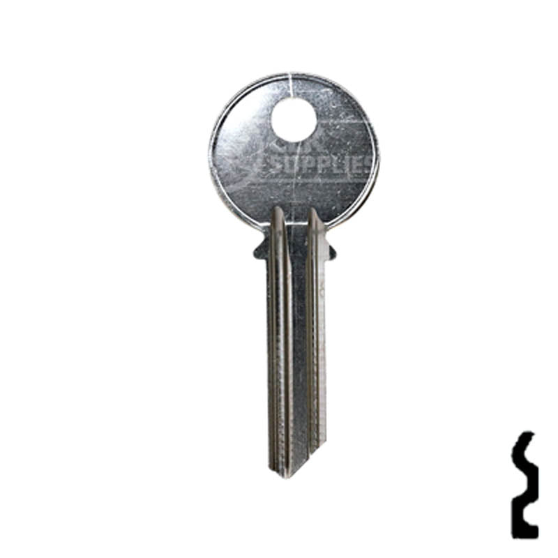 Uncut Key Blank | Yale  | 999A, Y2 Residential-Commercial Key Ilco
