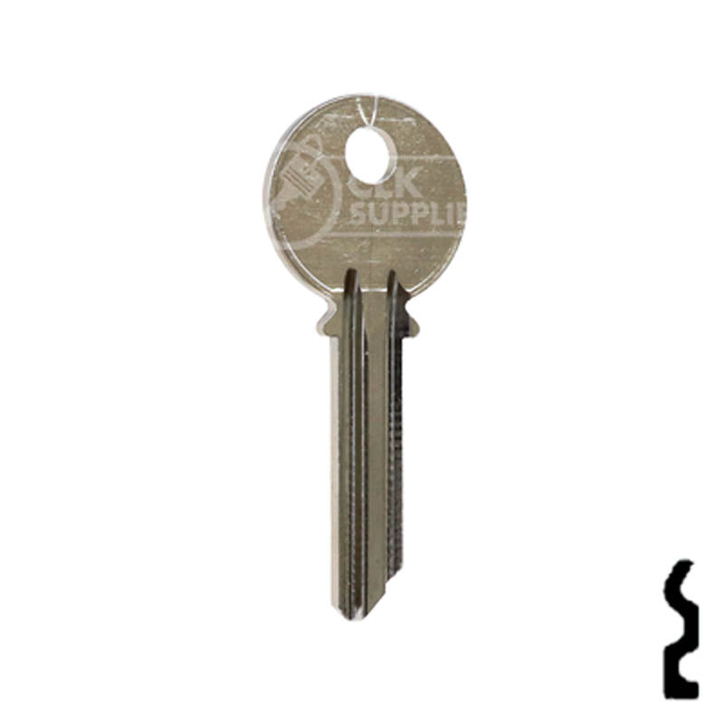 Uncut Key Blank | Yale  | 999A, Y2 Residential-Commercial Key Ilco