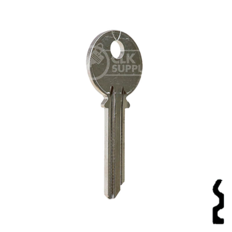 Uncut Key Blank | Yale  | 999A, Y2 Residential-Commercial Key Ilco