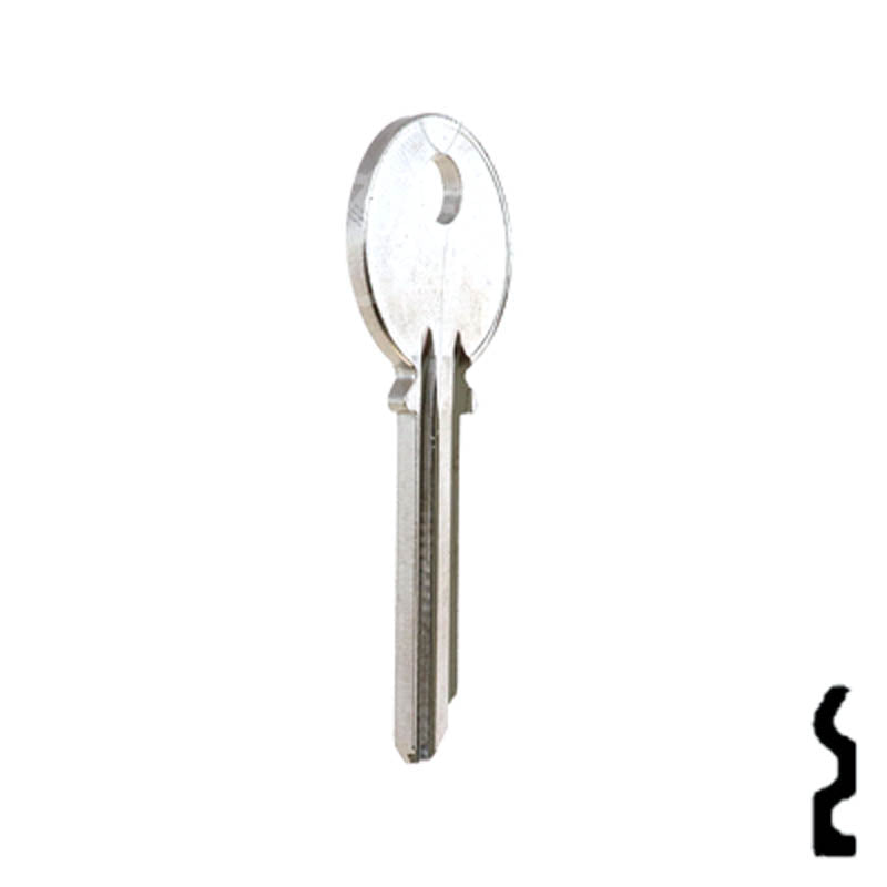 Uncut Key Blank | Yale  | 999A, Y2 Residential-Commercial Key Ilco