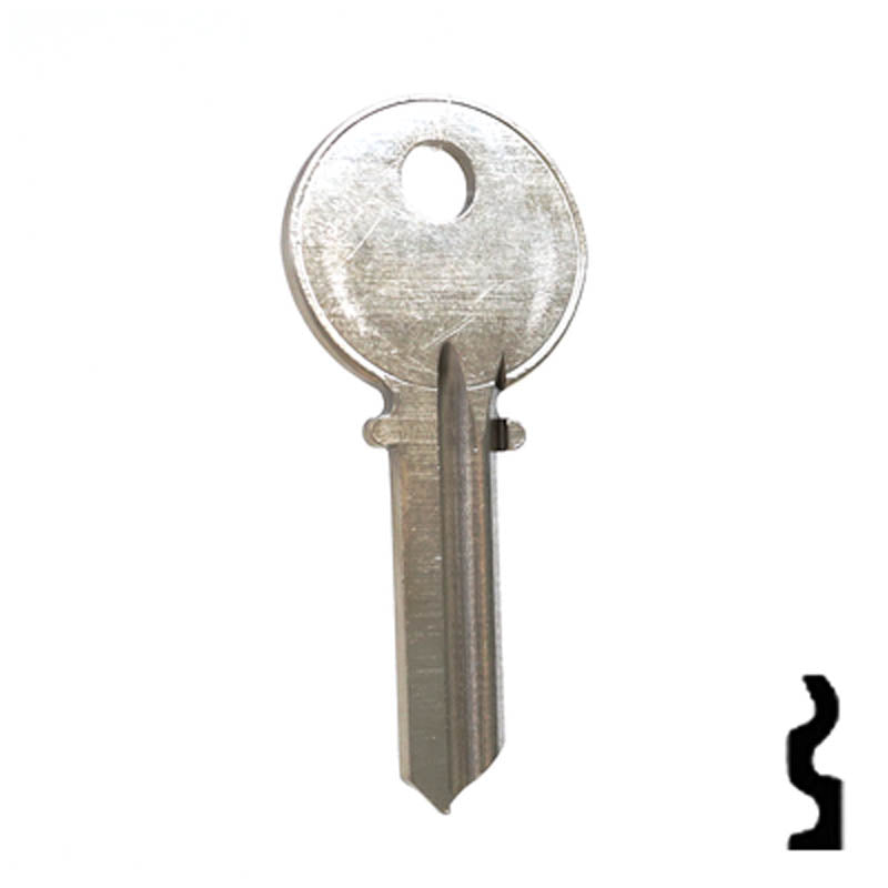 Uncut Key Blank | Yale | 999R Residential-Commercial Key Ilco