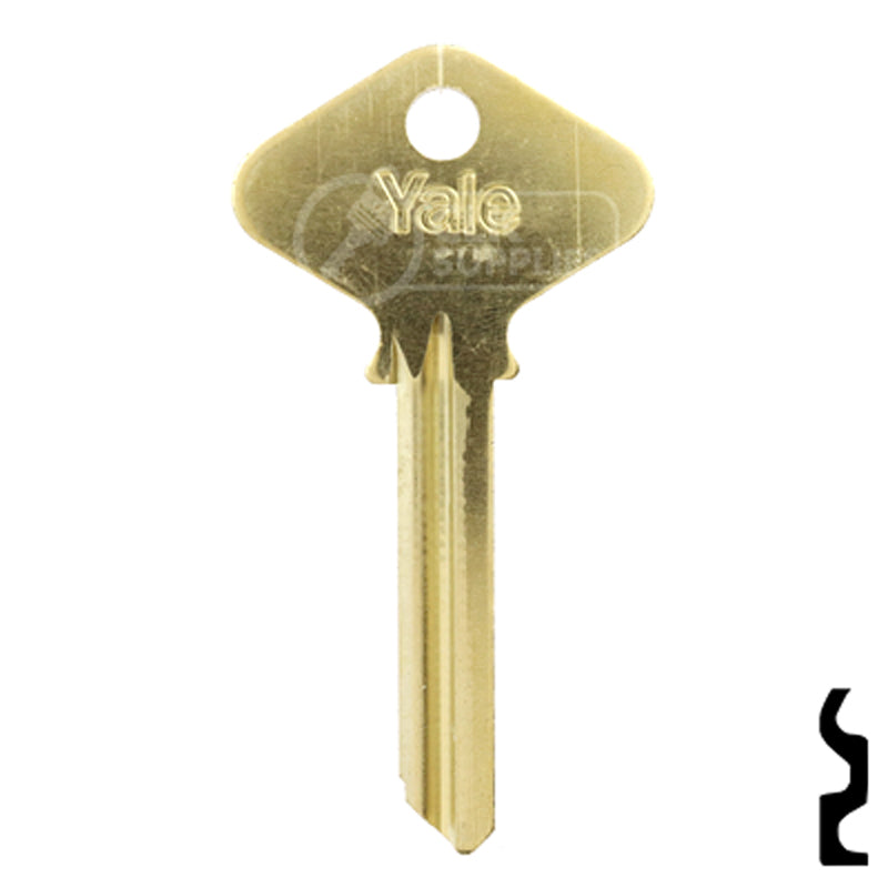 Uncut Key Blank | Yale | BD217 Residential-Commercial Key Framon Manufacturing Company, Inc