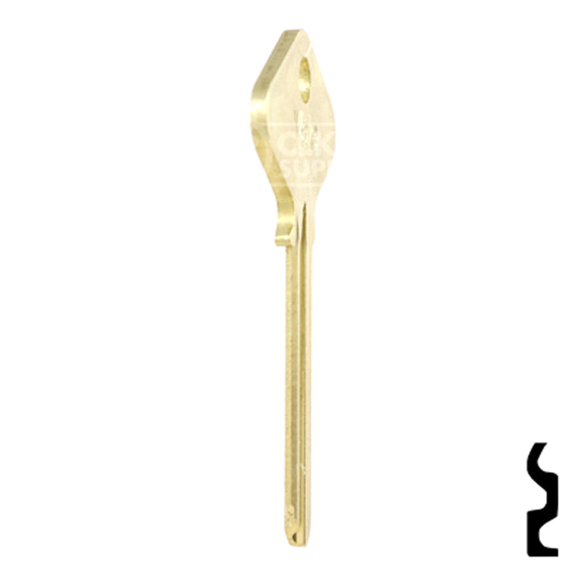Uncut Key Blank | Yale | BD217 Residential-Commercial Key Framon Manufacturing Company, Inc