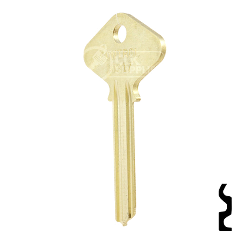 Uncut Key Blank | Yale | BD217 Residential-Commercial Key Framon Manufacturing Company, Inc
