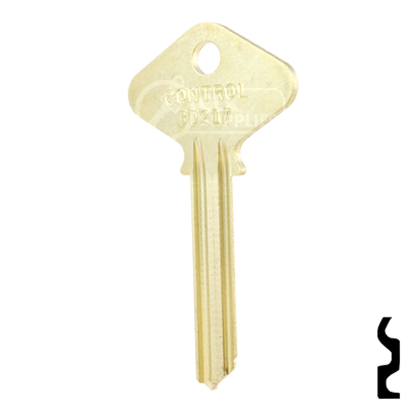Uncut Key Blank | Yale | BD217 Residential-Commercial Key Framon Manufacturing Company, Inc