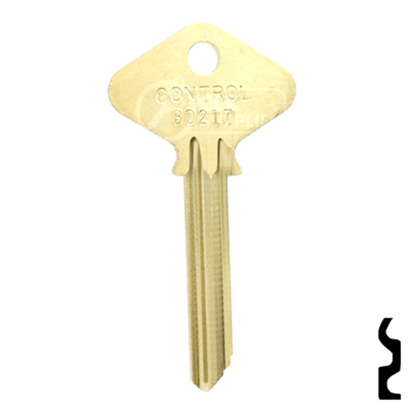 Uncut Key Blank | Yale | BD217 Residential-Commercial Key Framon Manufacturing Company, Inc