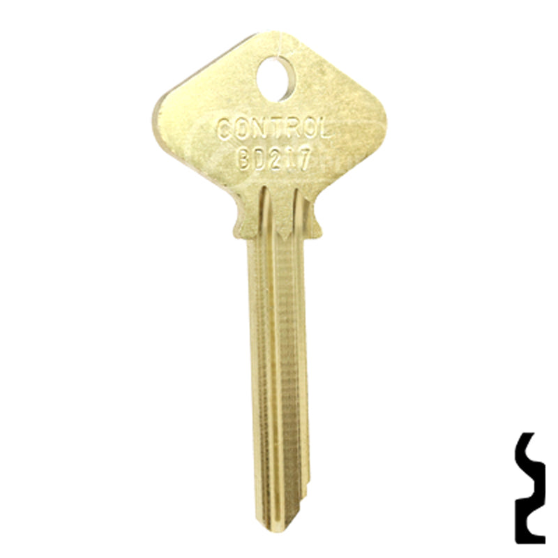 Uncut Key Blank | Yale | BD217 Residential-Commercial Key Framon Manufacturing Company, Inc