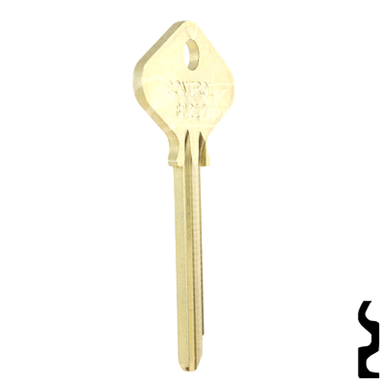Uncut Key Blank | Yale | BD217 Residential-Commercial Key Framon Manufacturing Company, Inc